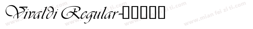 Vivaldi Regular字体转换